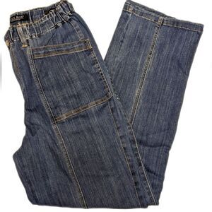 Judy Blue JB88749, medium blue, high rise, elastic waistband, front seam 13/31